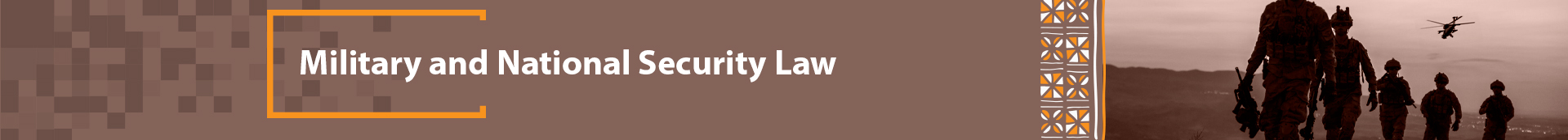 Military and National Security Law